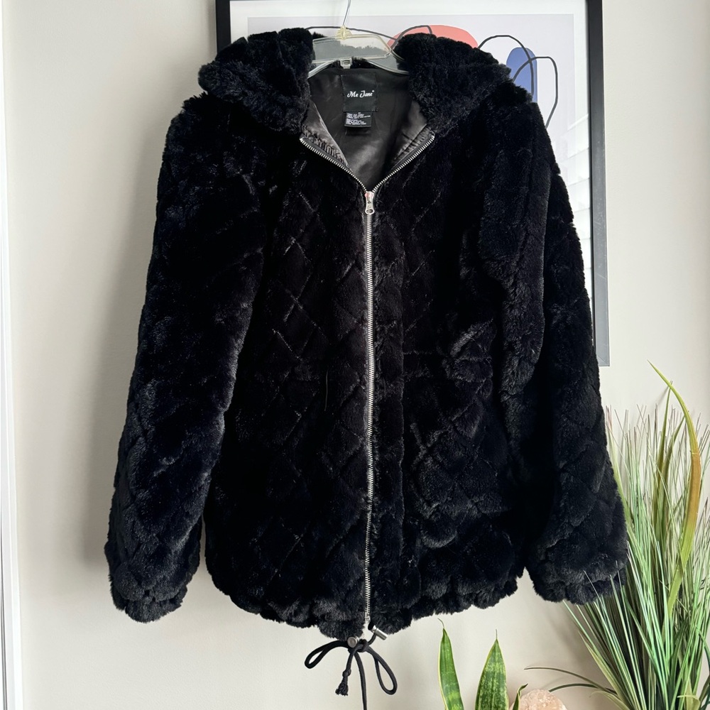 Me Jane Black Teddy Jacket